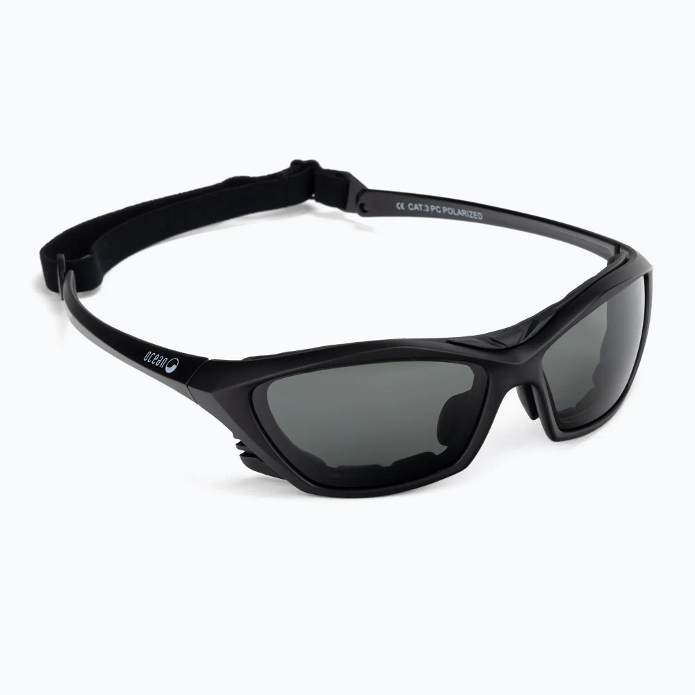 Спортивные очки OCEAN Lake Garda Matt Black / Grey Polarized lenses