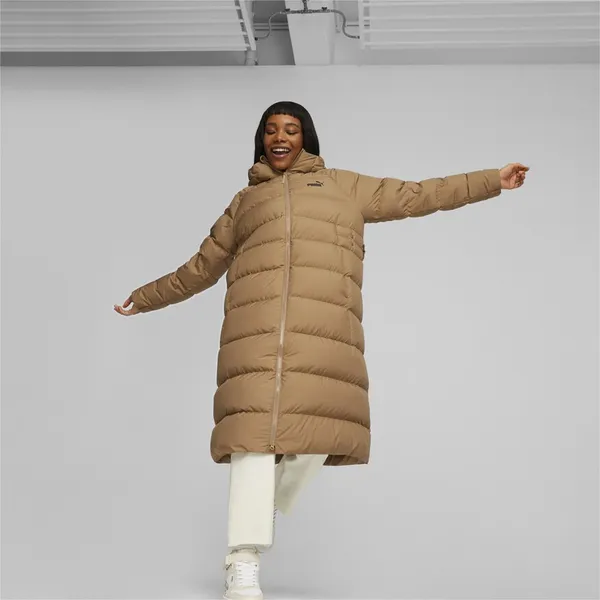 Пуховик женский PUMA Long Hooded Down Coat