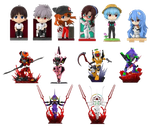 Рандомная фигурка Blind Box Evangelion Vol.2