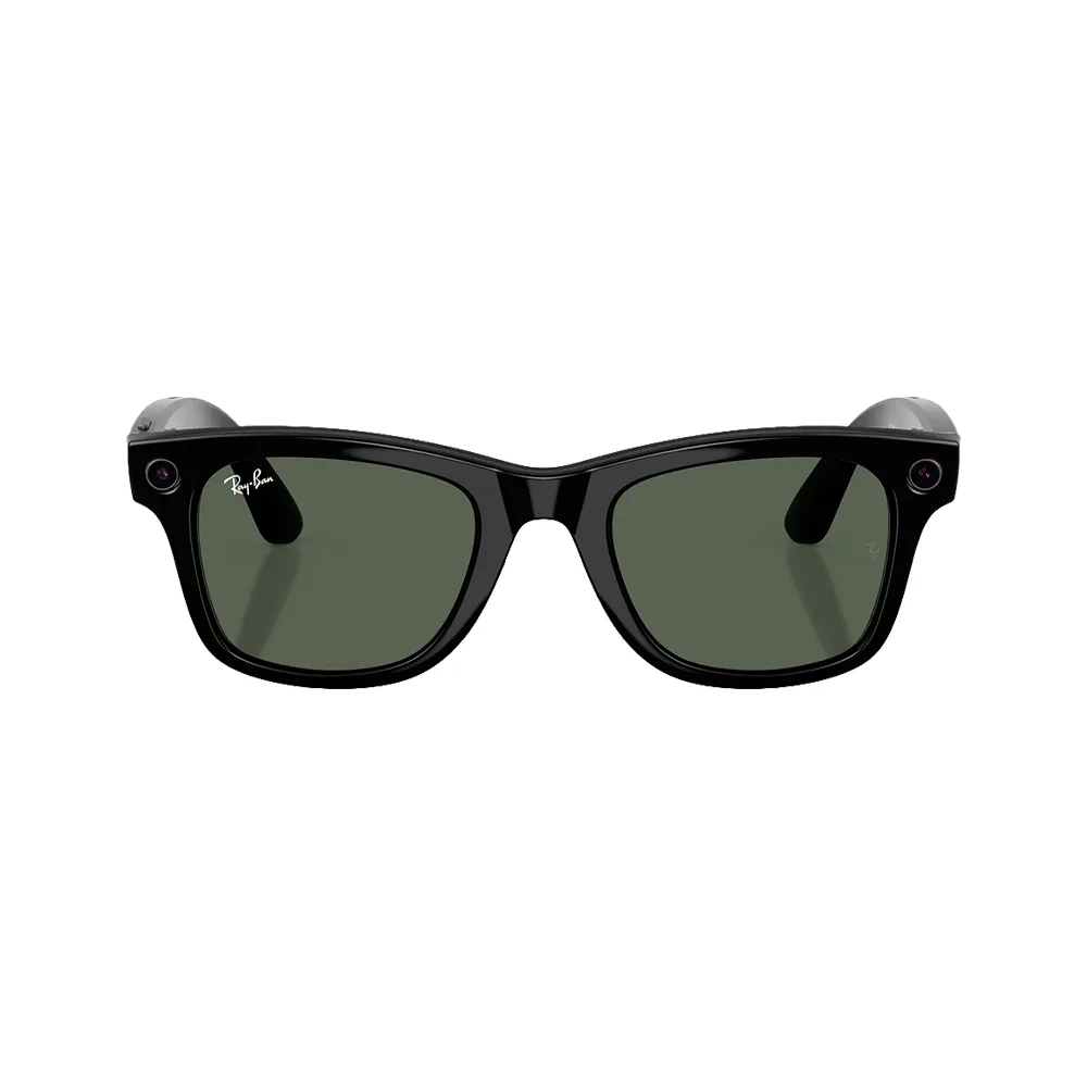 Умные очки Ray-Ban Wayfarer (Gen 2) Shiny Black / G15 Green 150 - 50