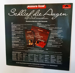Винтажная виниловая пластинка LP James Last Schlieb Die Augen Lab Dich Verwohnen NM (Germany 1981)