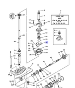 Пластина помпы Yamaha 25/30лс (оригинальный арт. 61N443230000)