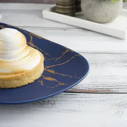 Тарелка 24,5*18 см h3 см Blue Gold P.L. Proff Cuisine [1]
