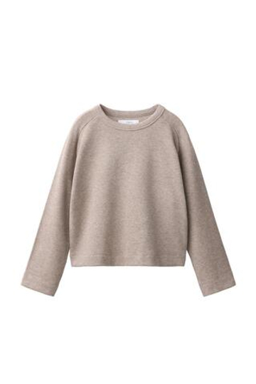 ZARA ФУТБОЛКА SOFT TOUCH, ЭКРЮ