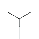 Кронштейн OXOR-SY2-3000x76-L1500 BLACK (Arlight, Сталь)