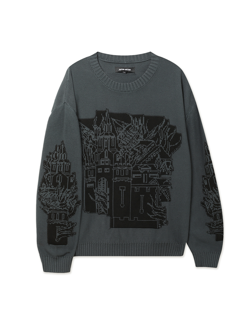Мужской Свитер (Round-neck) Falling Castles