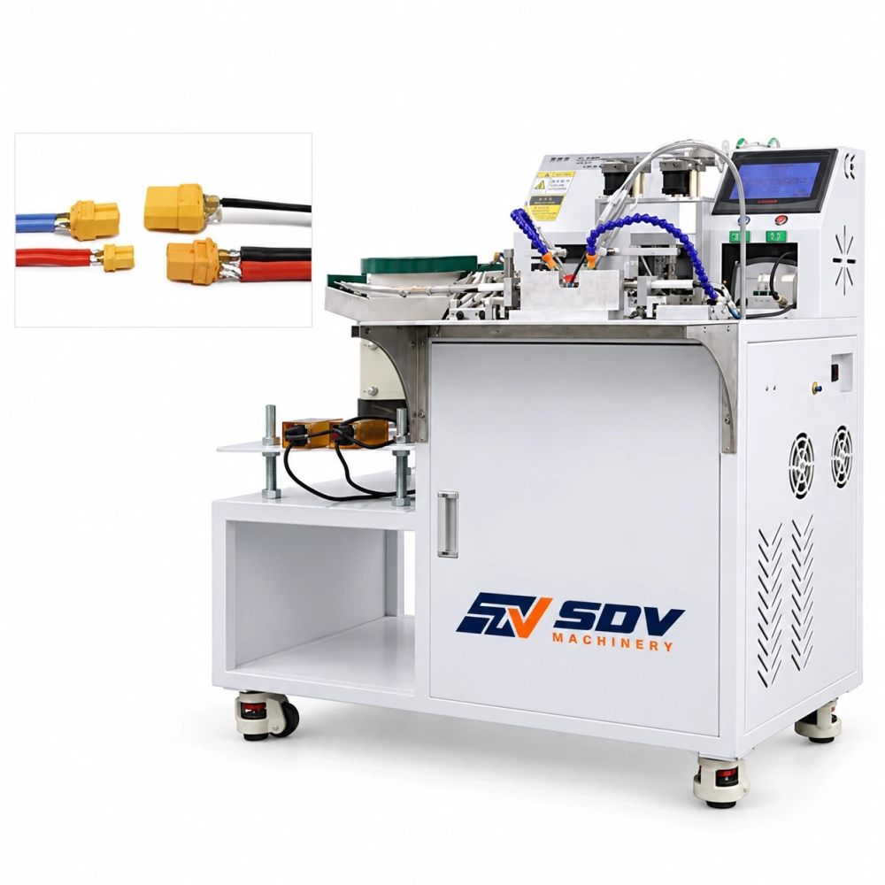 Сварочный аппарат с вибрационным питанием и двумя станциями SDV-EW-6005