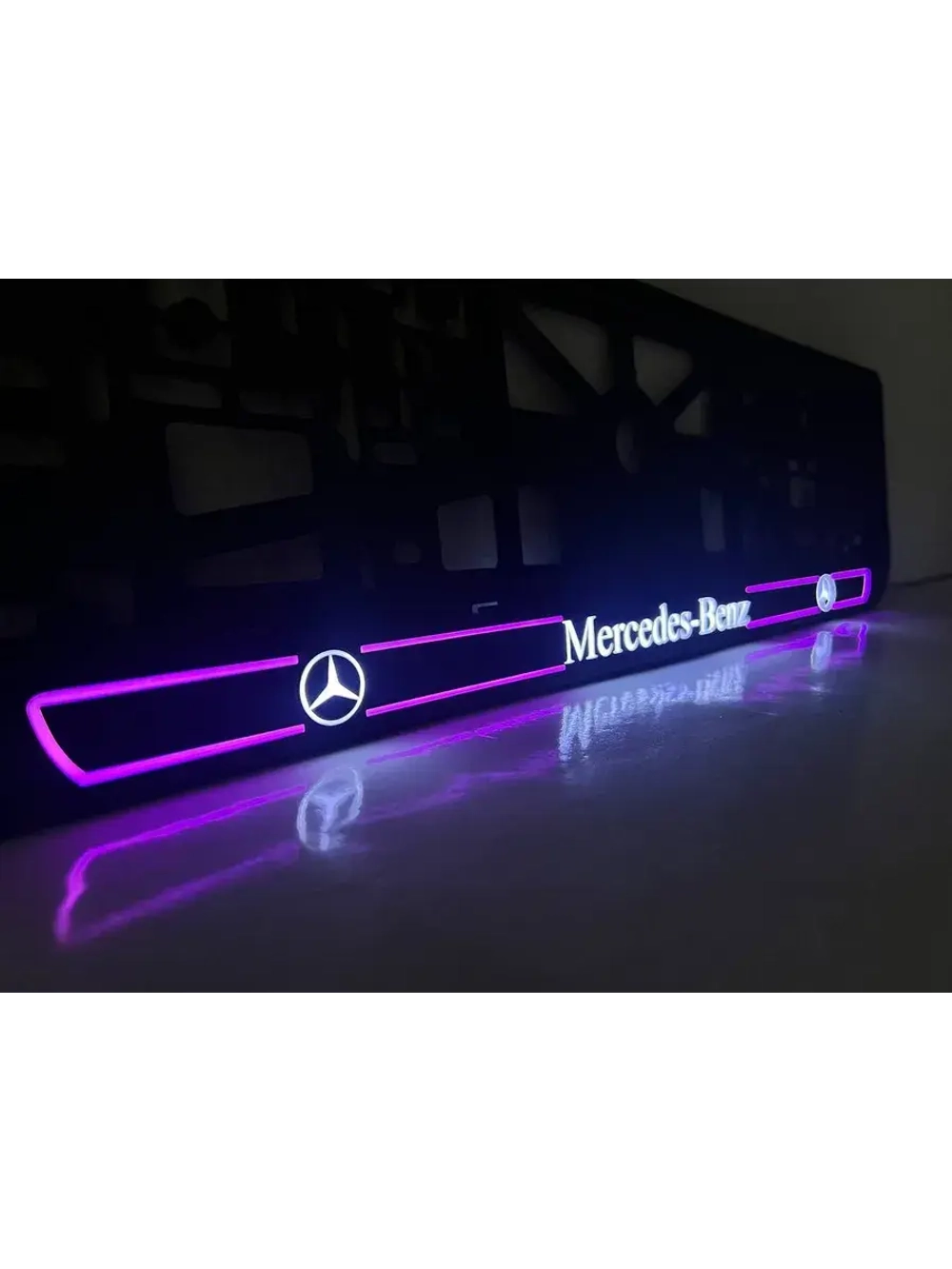 Рамка для номера с подсветкой P.L. 2.0 Mercedes-Benz.