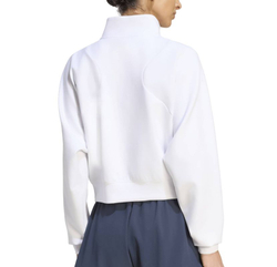 Женская теннисная кофта Adidas Cover Up Half Zip - white