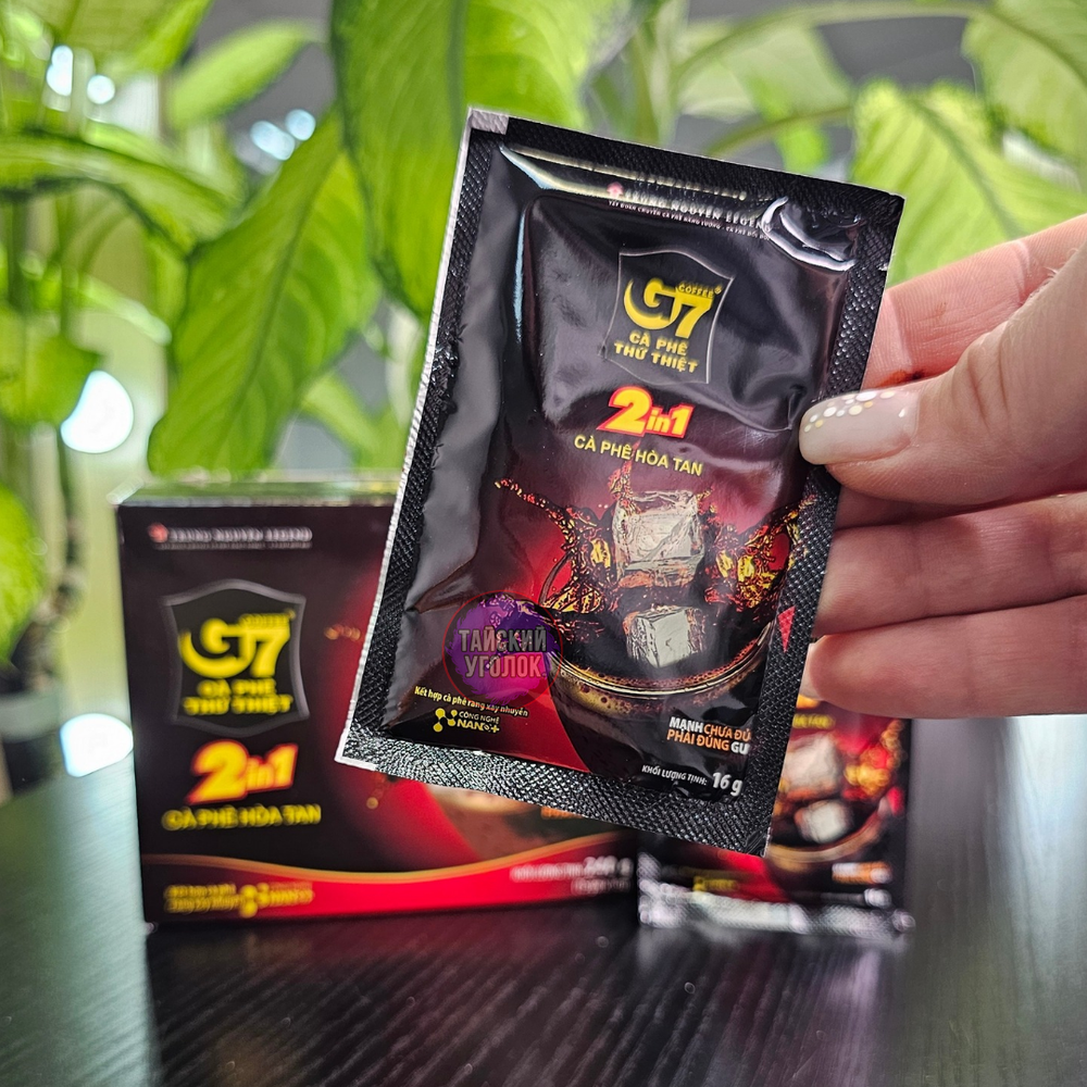 Кофе растворимый 2в1 Trung Nguyen G7 1 пакетик 16 гр