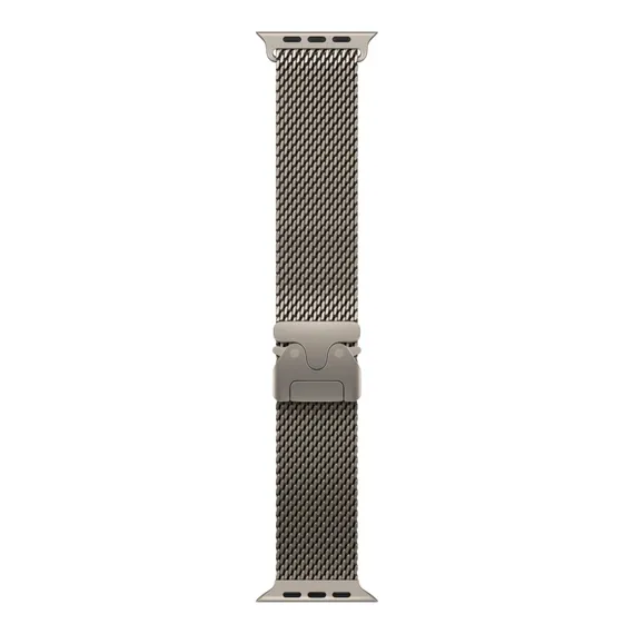 Часы Apple Watch Ultra 4, 49 мм, титан светлого цвета, миланский сетчатый браслет (2026)