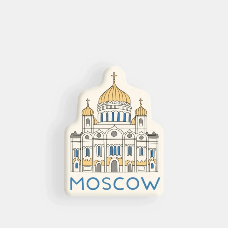Стикер объёмный «Москва. Храм Христа Спасителя»