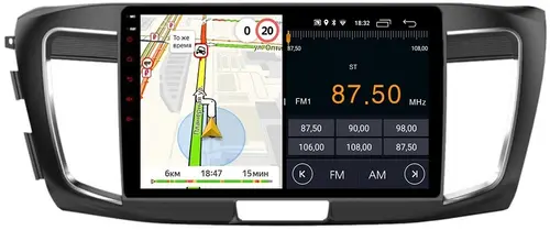 Магнитола для Honda Accord 9 2013-2015 (CR2) - Parafar PF400FHD на Android 13, CarPlay, 4G SIM-слот