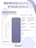 Чехол Gurdini для Macbook Pro 16.2" 2021 накладка пластик матовый Dark Lavender