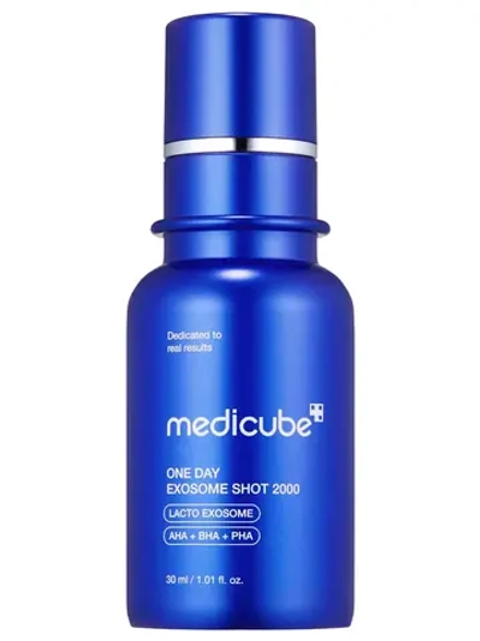 Medicube Сыворотка-бустер с экзосомами и спикулами для сужения пор One-Day Exosome Shot Pore Ampoule 2000 30 мл