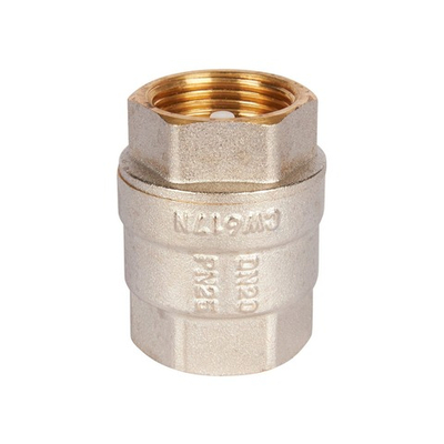 Клапан обратный ROMMER RVC-0002 - 3/4" (ВР/ВР, PN25, Tmax 90°C, с пластиковым седлом)