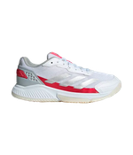 Adidas Courtquick Женская Обувь Падел Белый-Металлик Розовый
