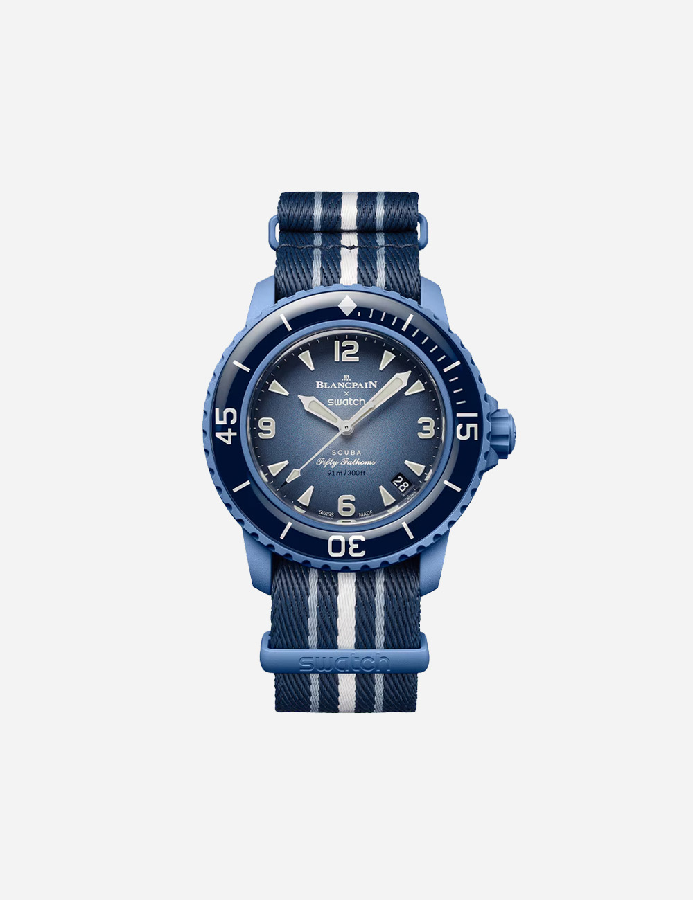Наручные часы Blancpain x Swatch "Atlantic Ocean"