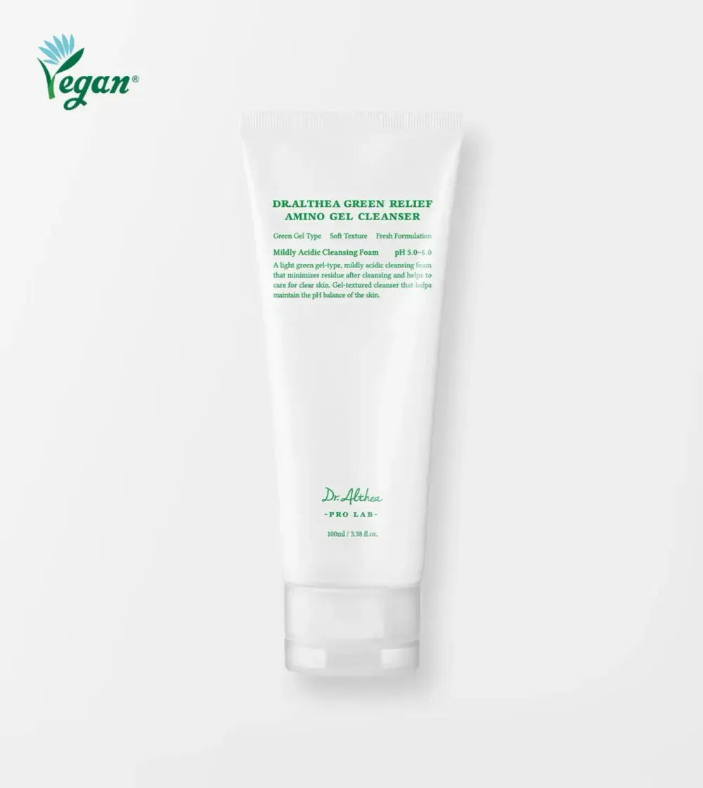 Гель-пенка для умывания с аминокислотами Dr. Althea Green Relief Amino Gel Cleanser 100 мл. (Срок годности до 05.05.2028)