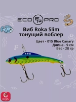 Виб (тонущий воблер) для зимней рыбалки Roka Slim 90мм 28г