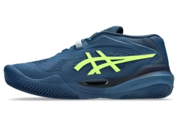 Теннисные кроссовки Asics Gel-Resolution X Clay - mako blue/safety yellow