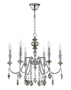 Люстра Crystal Lux MERCEDES SP6 CHROME/SMOKE