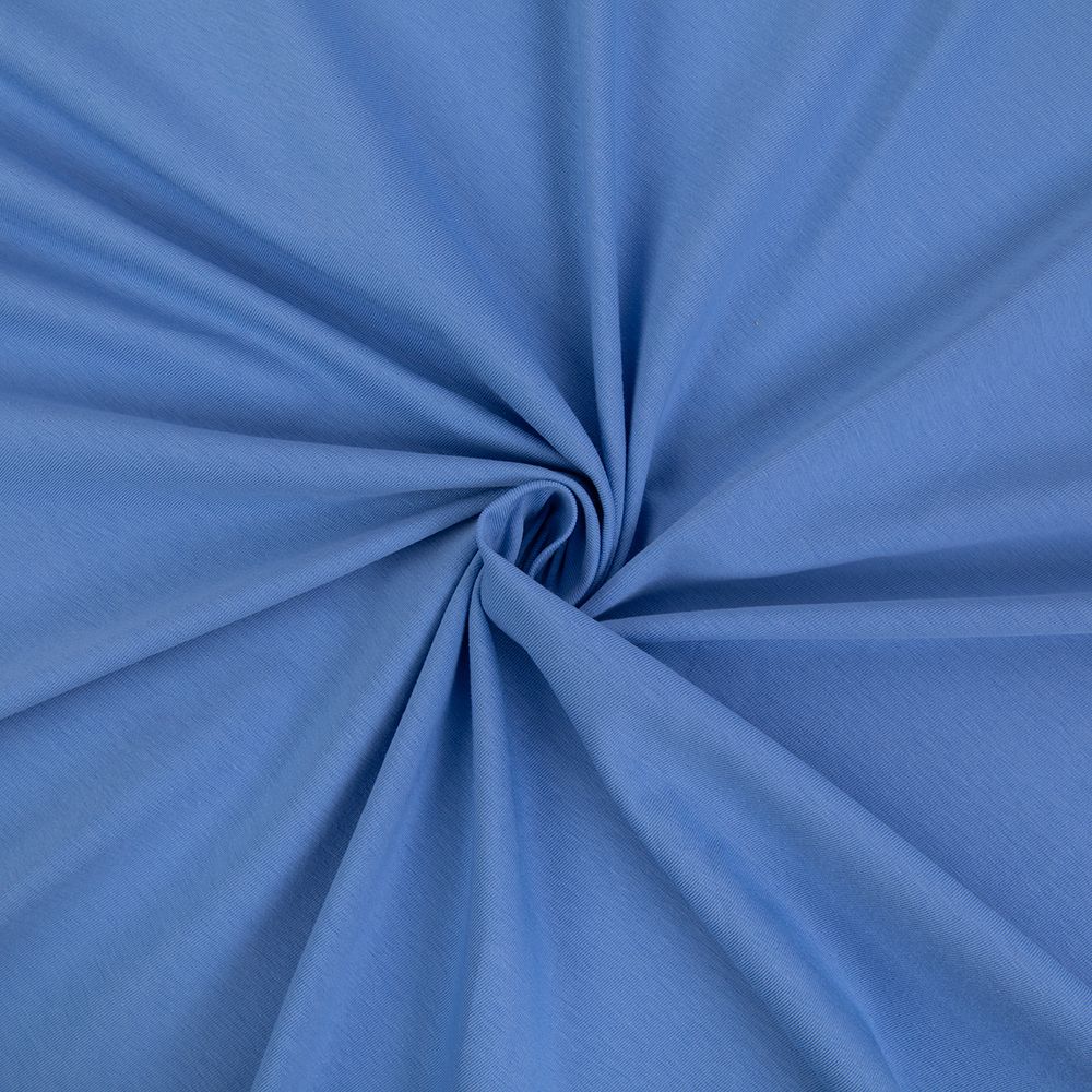 Кулирка 150±5 г/м², 40/1 Comp.Penye FULL LYC, 170 см / 5 метров, 28 голубой/blue, Gamma GCM