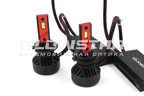 Светодиодные лампы H7 Sariti Y2 с вентилятором, 5500K, 12V 55W (комплект, 2шт)