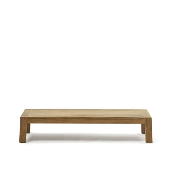 Уличный журнальный столик Forcanera из массива тика 150x71 см