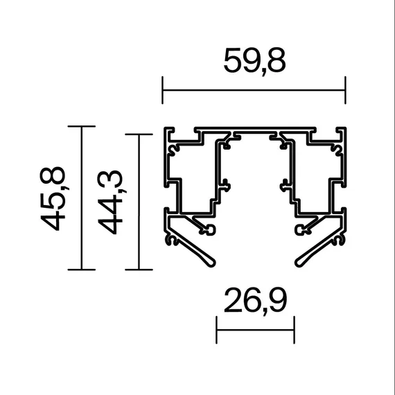 Шинопровод Busbar trunkings Exility TRX034-SCHN-422W Maytoni