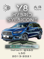 Щетки стеклоочистителя HUOYE Y8 650/425 мм на Infiniti QX60 | Hook/J-Hook