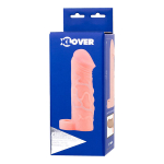 Фаллическая насадка 17см с кольцом для фиксации ToyFa XLover Increase+ 748003