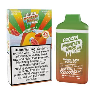 Купить Одноразовый Pod Monster Bars MAX - Mango Peach Guava Ice (6000 затяжек)