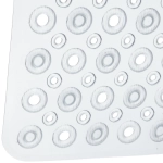 Коврик в ванну 67х37"Кордеса» белый