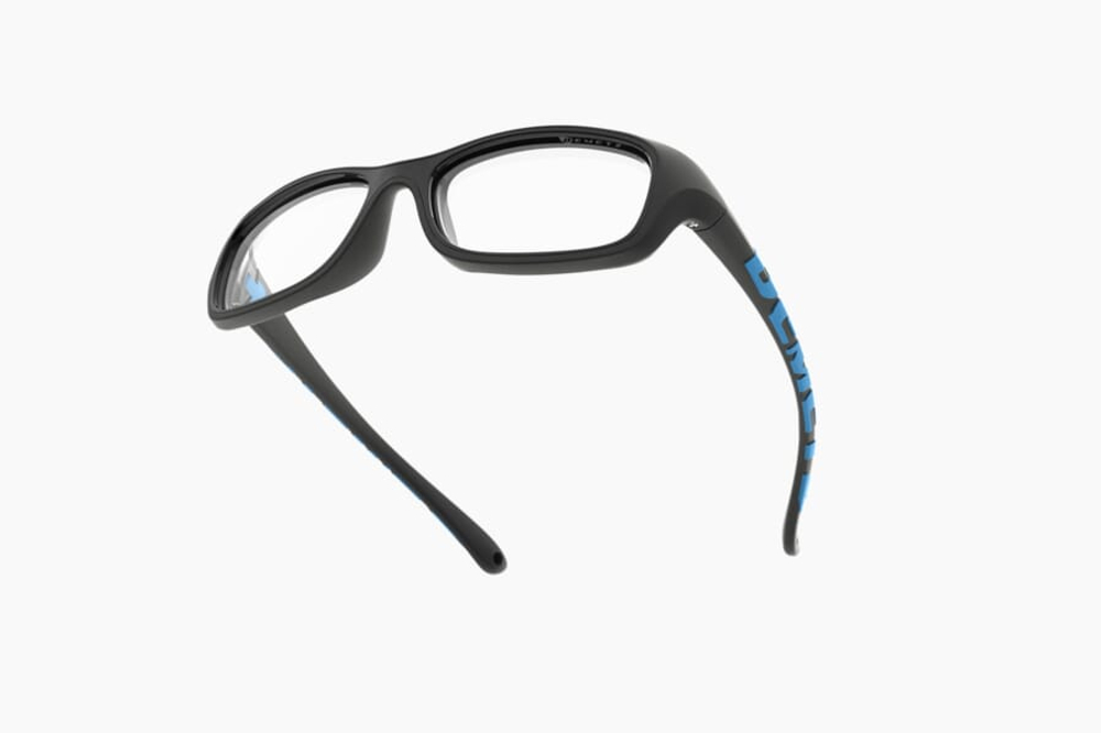 Спортивные очки с диоптриями Demetz Softness R / Black Blue / детские до 10 лет