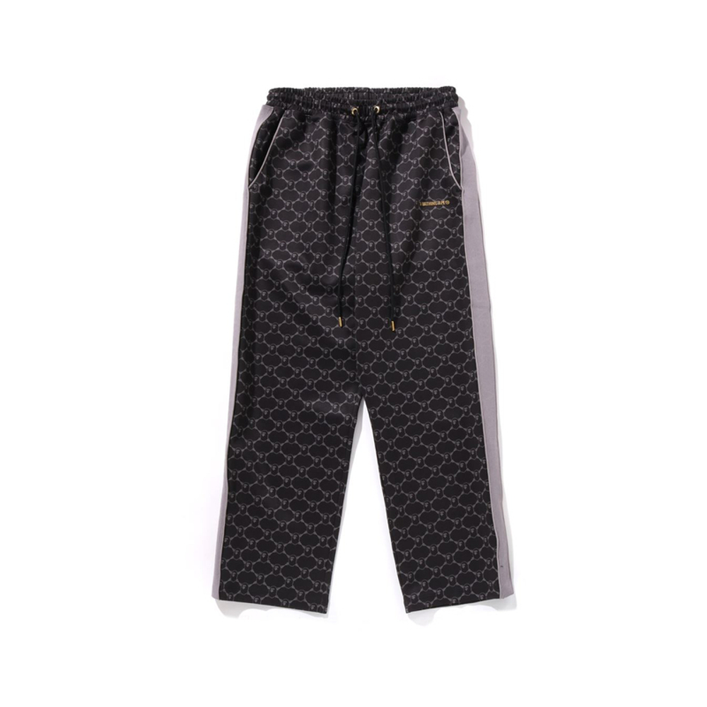 A Bathing Ape College Monogram Relaxed Fit Брюки черный