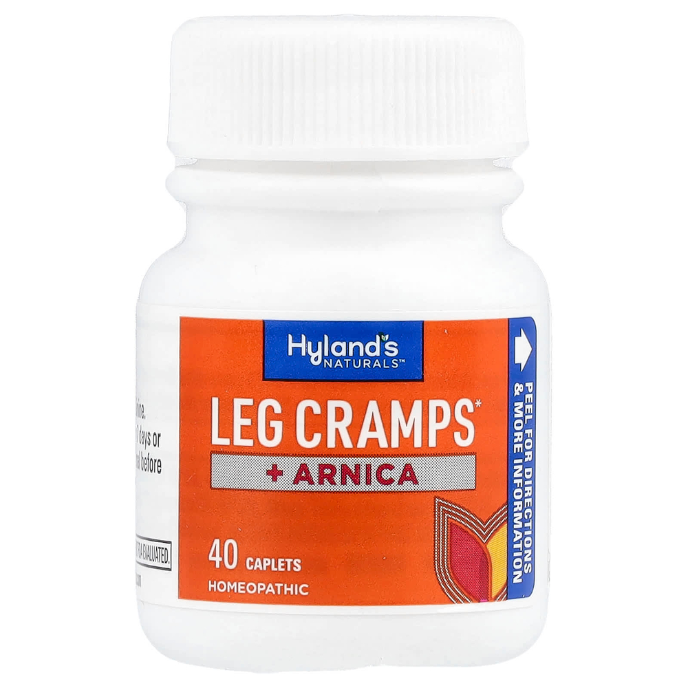 Hyland's Naturals, Судороги ног + арника, 40 капсул
