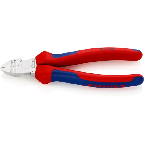 Кусачки боковые для удаления изоляции хромированные 160 мм Knipex 14 25 160