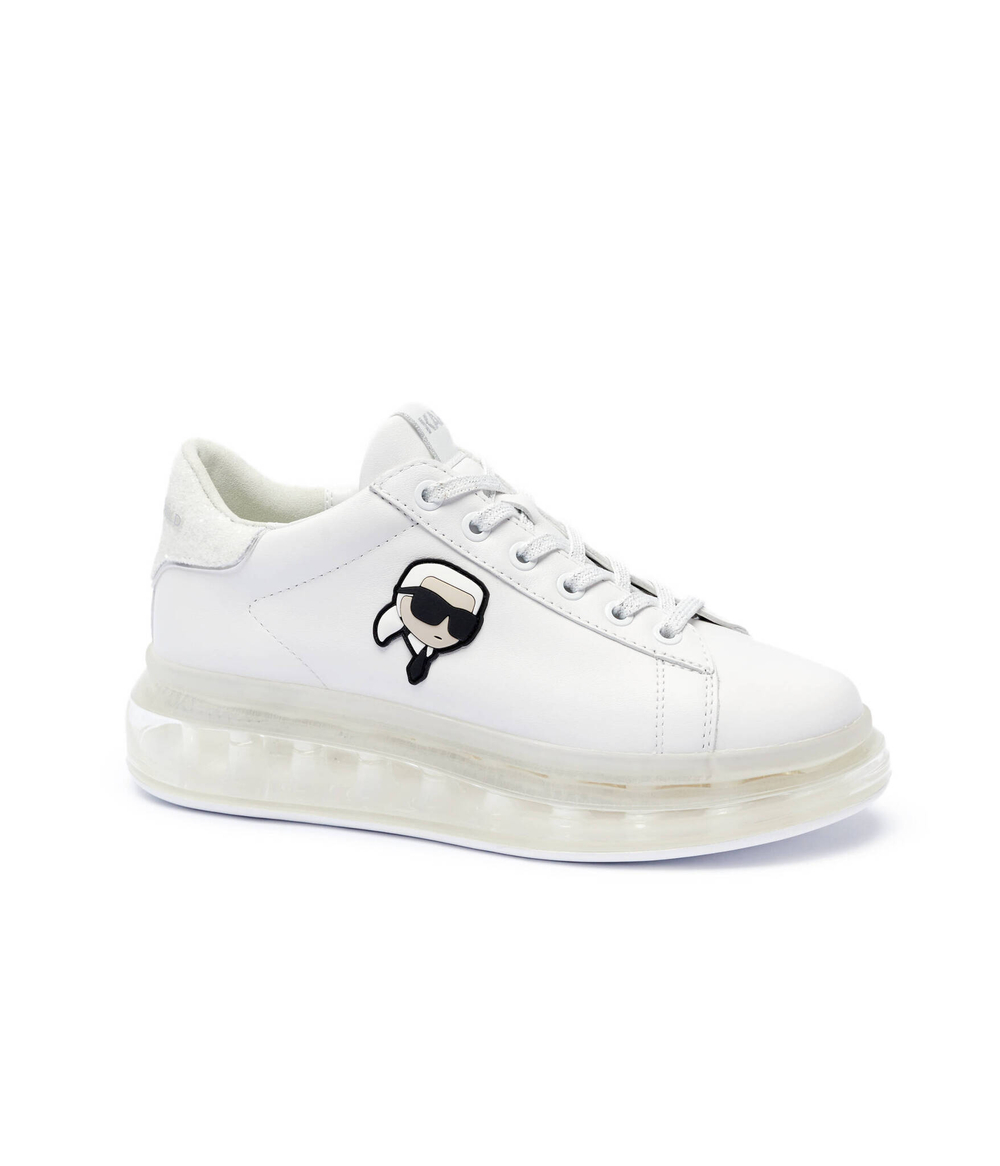 Кожаные кроссовки kapri kushion Karl Lagerfeld - белый(KL62630N)