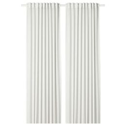 Комплект штор IKEA HILJA (ХИЛЬЯ), Белый, 145x250 см, 2 шт