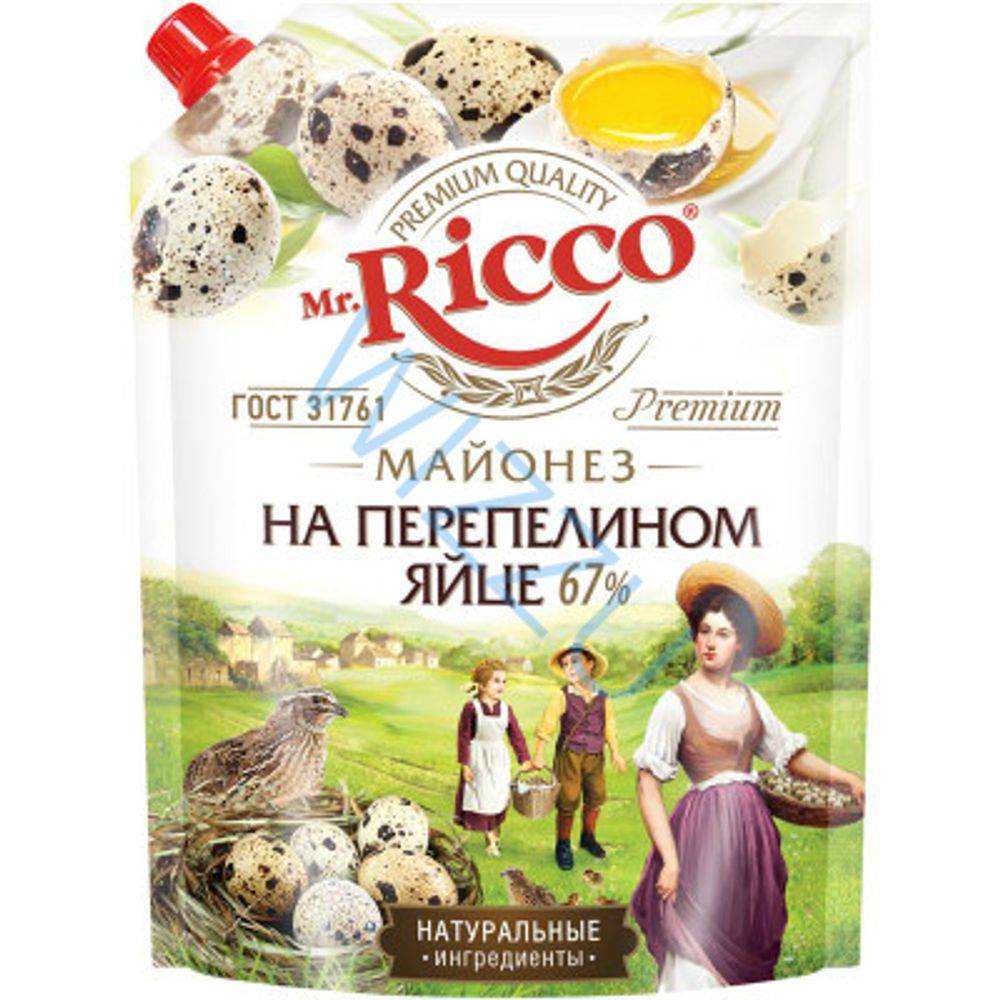Майонез на перепелином яйце Mr.Ricco, 630 мл