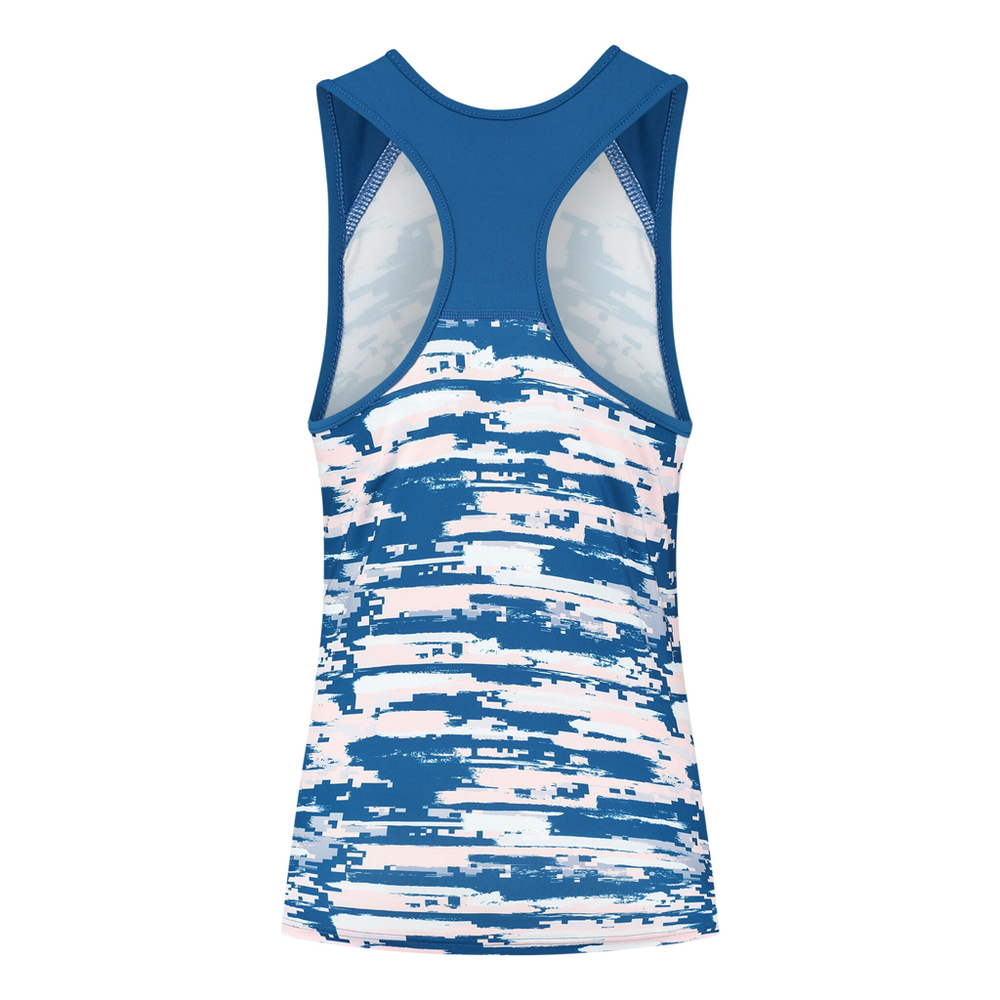 Женская теннисная майка K-Swiss Hypercourt Stripe Tank Top Women - Multicoloured, Blue