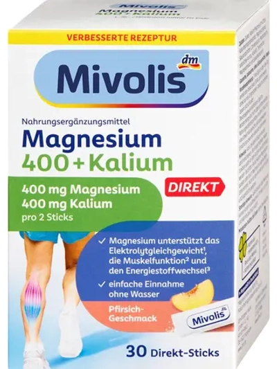 Mivolis Магний 400+ калий (саше) 30 шт., 105 г.