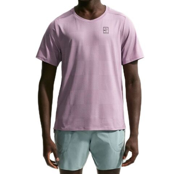 Мужская футболка Nike Court Advantage Dri-Fit — light violet ore/black