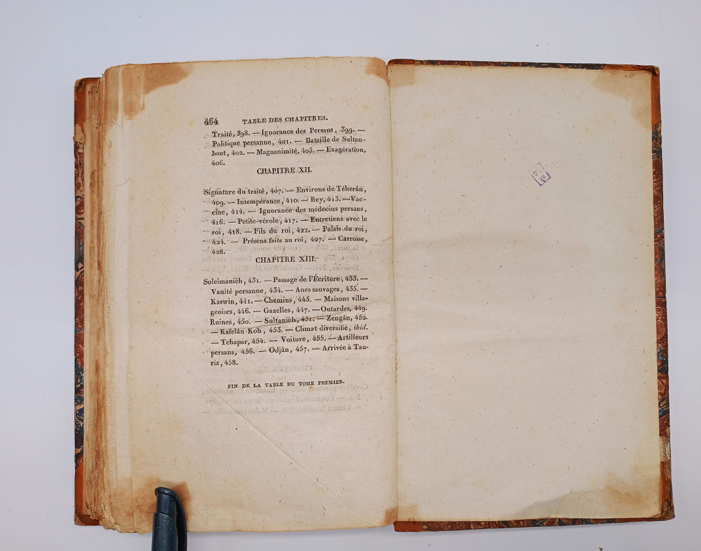 "Second voyage en Perse, en Armenie. Tome 1, 2" Par Jacques Morier, 1818