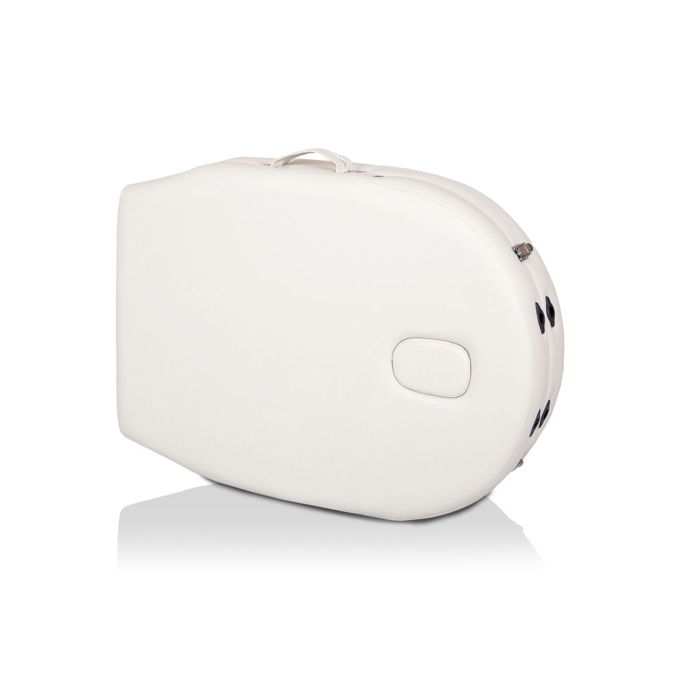Массажный складной стол Mizomed Premium Oval 2 крем, черный