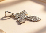 Ювелирный крест из серебра 925 пробы