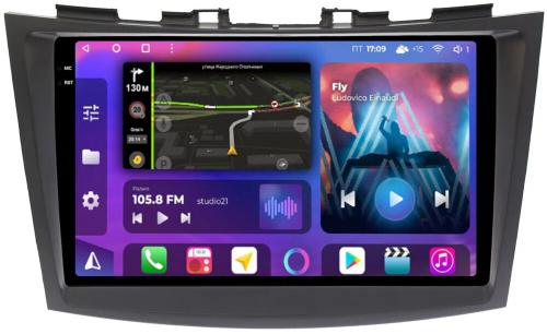 Магнитола для Suzuki Swift 4 2011-2015 - FarCar BM179M-2K монитор 9.5" 2K QLED на Android 14, Быстрая, CarPlay, 4G SIM-слот
