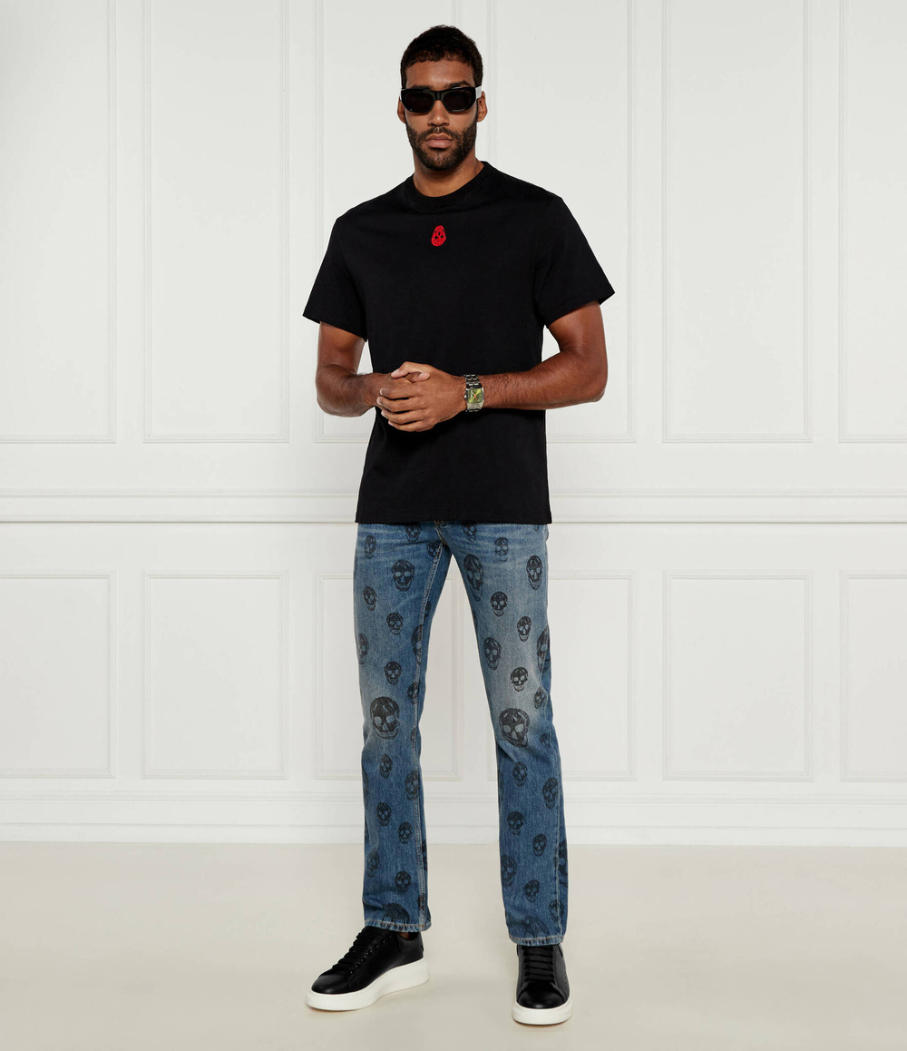 Кожаные кроссовки Alexander McQueen - черный(807880 WHABB)