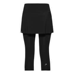 Женская теннисная юбка HEAD Club Scapri Women - Black, Silver